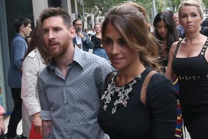 Leo Messi y Antonella Roccuzzo