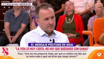 Paco Llabrés durante su entrevista en el programa de 'Y ahora Sonsoles'.