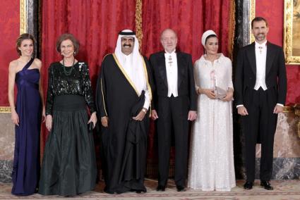 CENA DE GALA EN EL PALACIO REAL