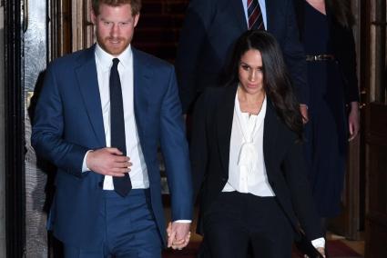 El príncipe Harry y Meghan Markle acuden a un evento benéfico en Londres