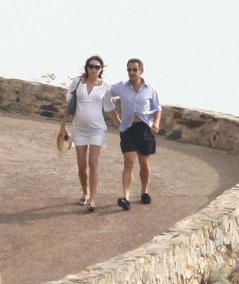 Carla Bruni y Nicolás Sarkozy