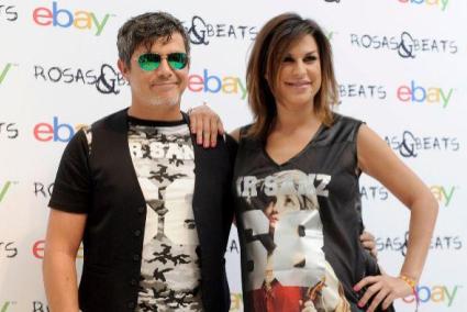 Alejandro Sanz y Raquel Perera