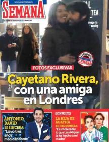 Cayetano Rivera y Karelys Rodríguez en la portada de Semana