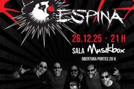 Concierto de rock con Espina en Sant Lluís