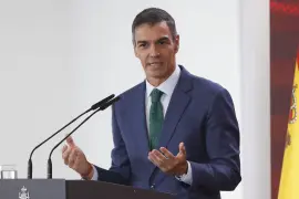 Pedro Sánchez en La Moncloa