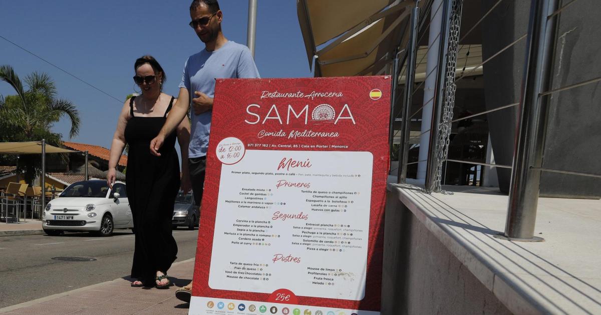 Del ocaso del menú del día a la ausencia de platos típicos de Menorca: las razones que dan los restaurantes