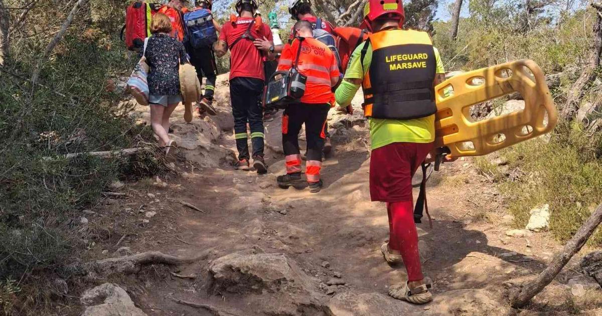 Rescatan a una turista en Turqueta