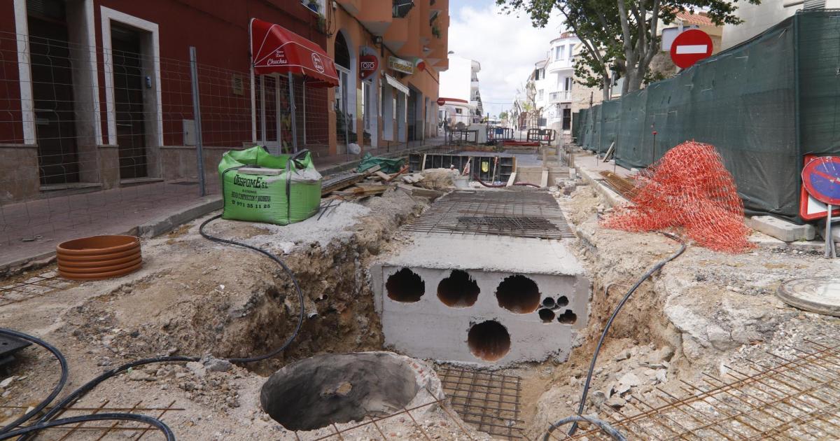 El tanque de tormentas de Es Castell no funcionó por falta de conexión a la red eléctrica