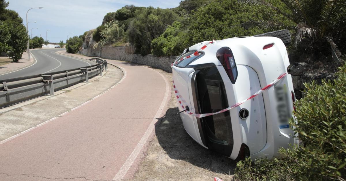 Freno radical al número de accidentes en las carreteras de Menorca: 59 este año y sin víctimas mortales