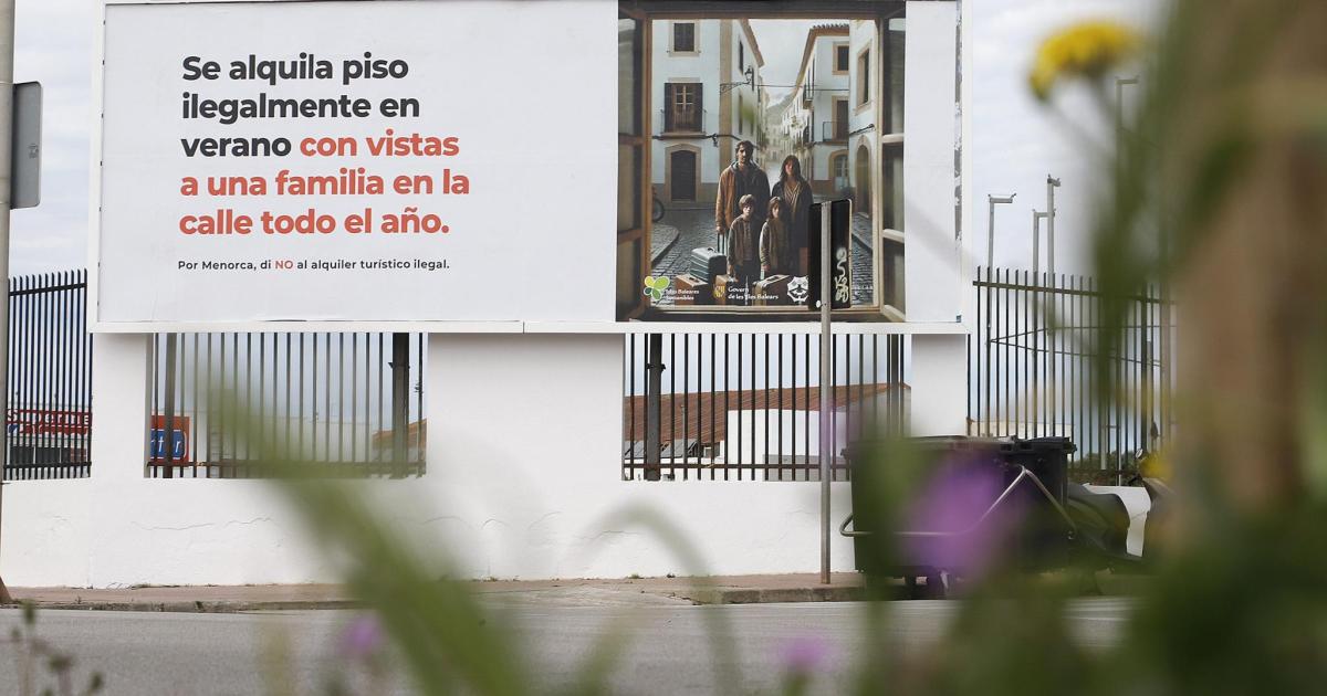 La crisis de la vivienda dispara hasta el 67 % el rechazo de los menorquines al alquiler turístico