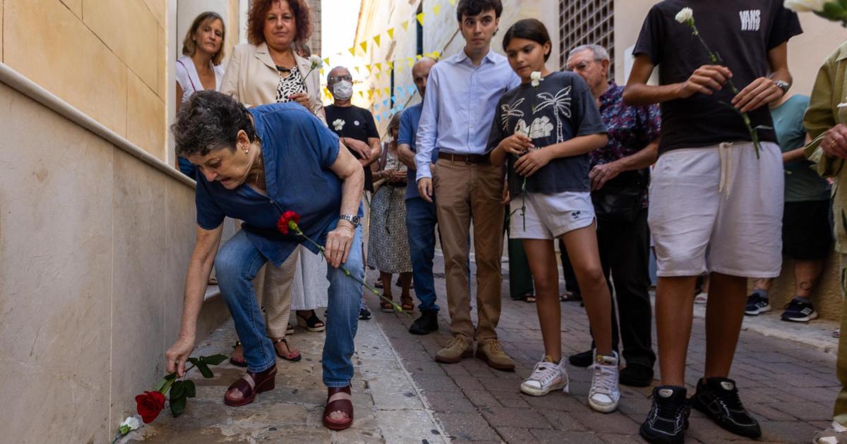 Homenaje en Alaior a Pepe de Son Mannà, víctima del franquismo