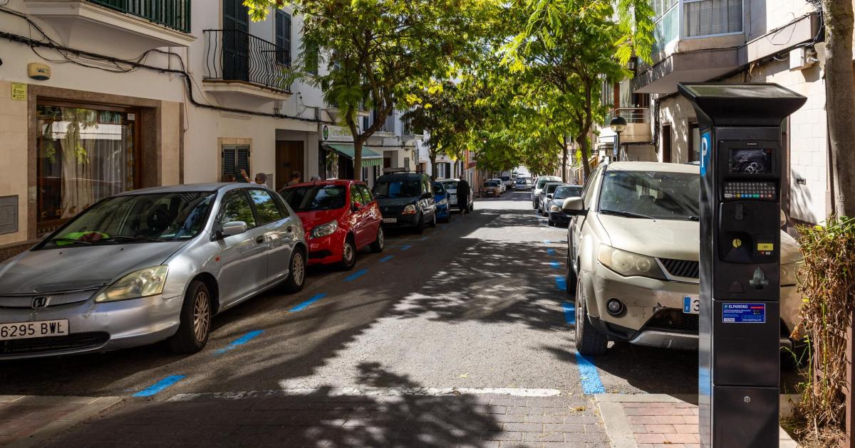 Alaior aplaza el cobro a residentes de la nueva zona azul tras recibir un aluvión de críticas