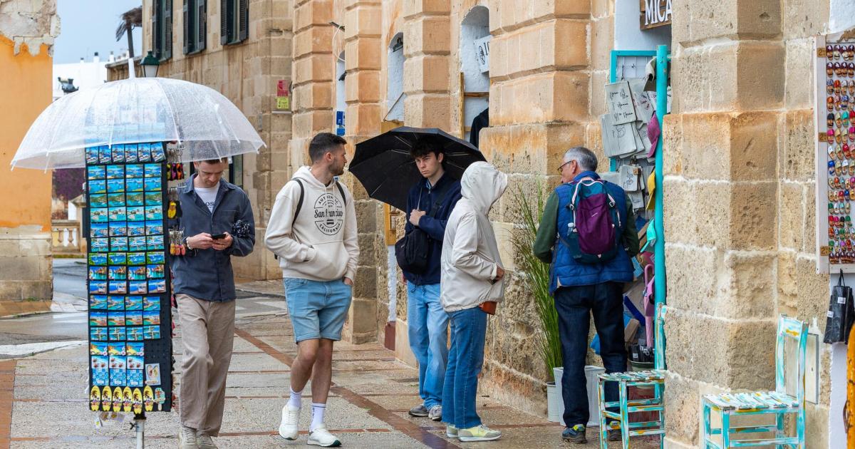 La dana Alice llega este jueves con fuertes tormentas en Balears: así afectará a Menorca