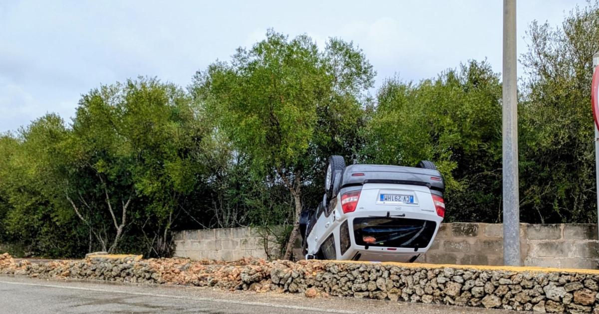 La DANA deja lluvias de hasta 42 litros por metro cuadrado en dos horas en Cala Galdana