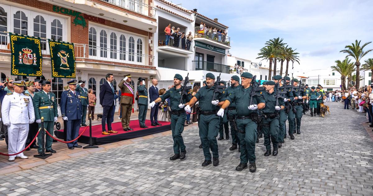El jefe balear de la Guardia Civil, en Menorca: «La seguridad es la base del progreso»