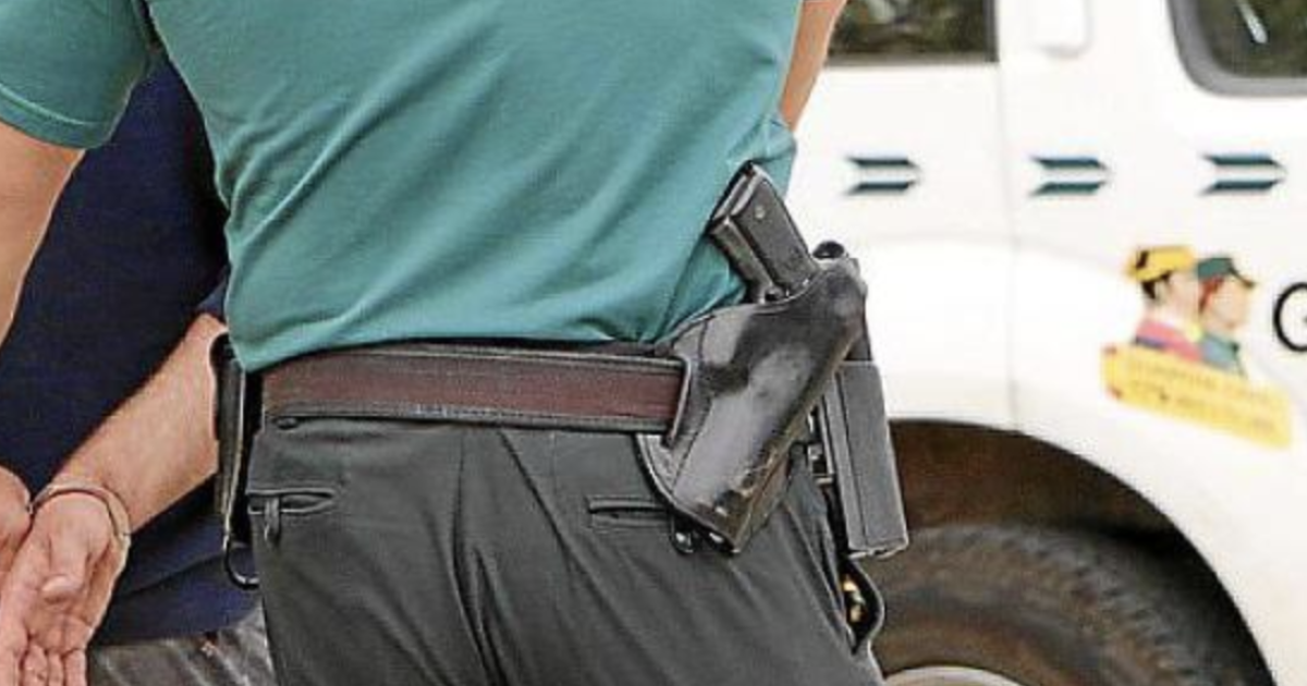 Investigan el robo del arma de un guardia civil en un aparcamiento de Palma