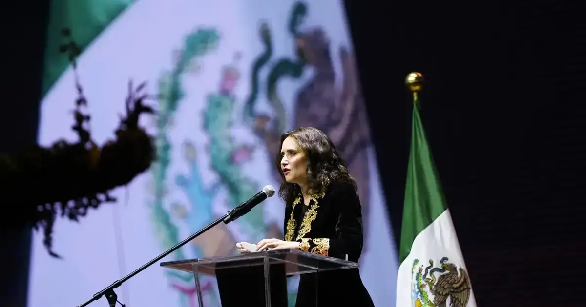 Ayuso reivindica los «cinco siglos de mestizaje» entre España y México:  «Que la libertad nunca tenga que pedir perdón»